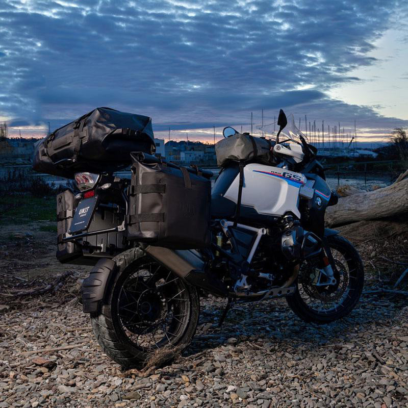 BMW F 850 GS [2018-2024] - Aluminium-Taschenhalter mit verstellbarer Hypalon-Front und Schnellkupplung