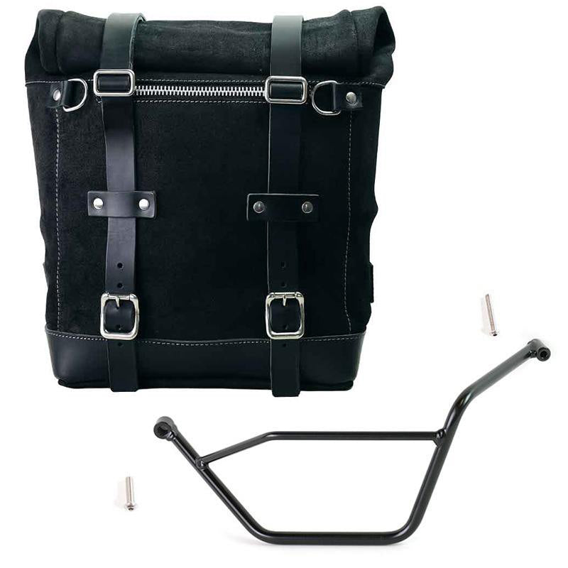 BMW R 1150 GS [1999-2004] - Scram sidekoffert laget av delt skinn 22L-30L + Bmw GS 850/1100/1150 og ADV venstre ramme