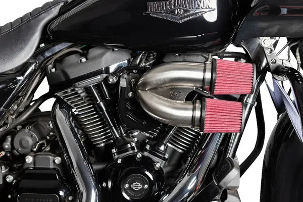 Harley-Davidson FXBR 1923 Softail Breakout 117 [2025] - Tuned Induction Luftfilterkit – Oberfläche: Silber – Bild 8