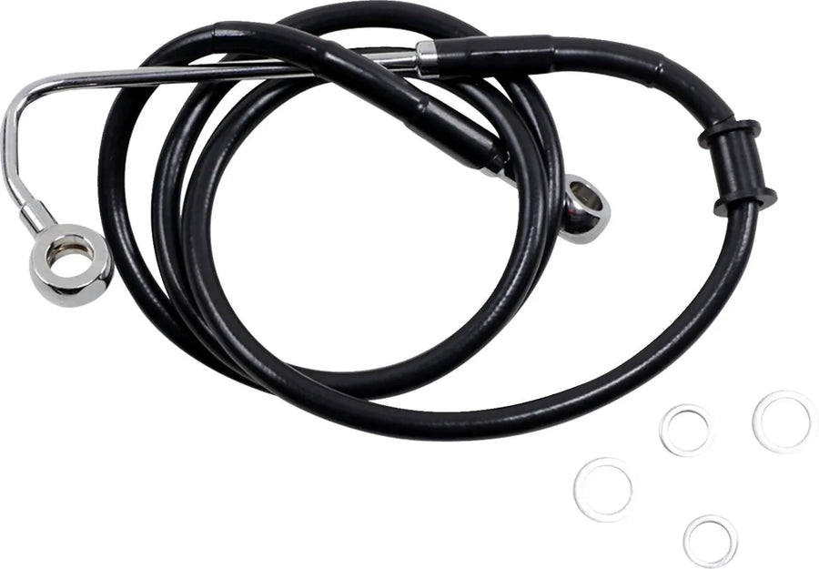 harley davidson flstc [DRAG SPECIALTIES] - Forlenget bremselinje i rustfritt stål