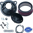 Harley-Davidson XL 1200 C Sportster Custom [2020] - Mini Teardrop Stealth Luftfilter-Kit – Oberfläche: Silber – Bild 11