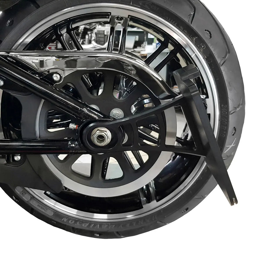 harley davidson fxsb [HEINZ BIKES] – Sidemontert skiltholder med skiltbelysning