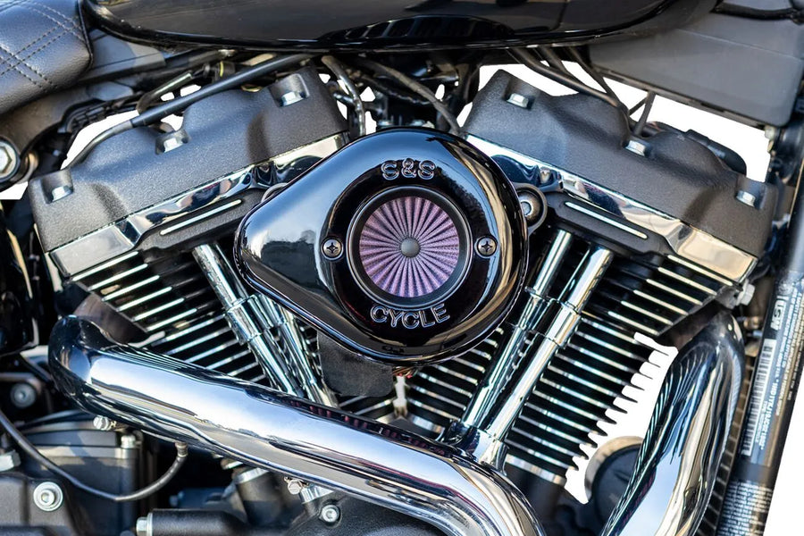 Harley-Davidson FLSB 1750 Softail Sport Glide 107 [2022, 2024] - Air Stinger Stealth Luftfiltersatz – Oberfläche: Schwarz – Bild 6