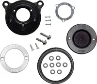 Harley-Davidson FXDBP 1690 Dyna Street Bob Factory Custom [2013-2016] - Air Stinger Stealth Luftfiltersatz – Bild 10