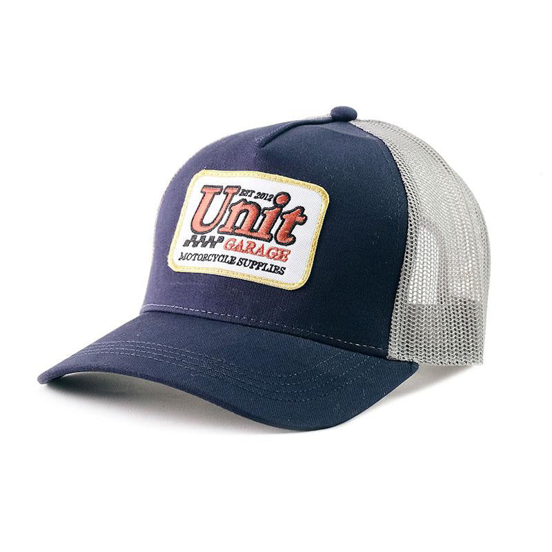 BMW R 12 nineT [2024-2026] - Trucker-Box-Mütze mit blauem Unitgarage-Logo