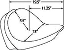 harley davidson flst [DRAG SPECIALTIES] – Solo sete, ryggstøtte kompatibel-6