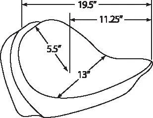 harley davidson flstc [DRAG SPECIALTIES] - Solo sete, ryggstøtte kompatibel