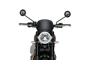 TRIUMPH SCRAMBLER 1200X [2025] – Frontpanel ABS – Matt svart