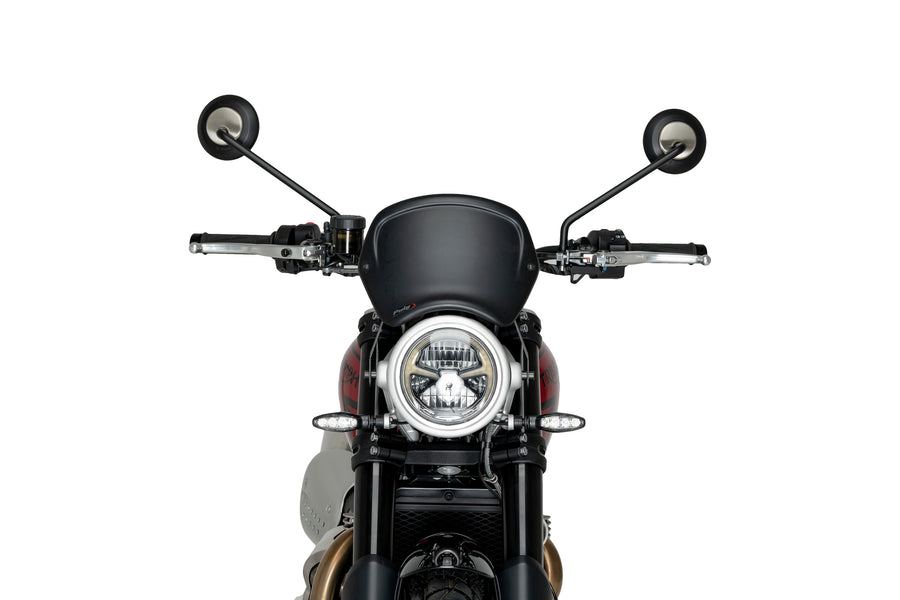 TRIUMPH SCRAMBLER 1200X [2025] – Frontpanel ABS – Matt svart