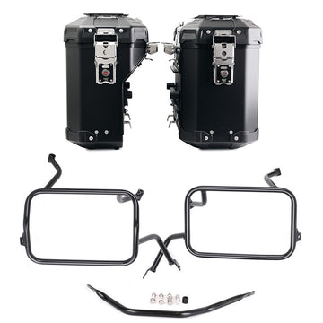 BMW F 450 GS [2026-] - Atlas Aluminium-Taschenpaar 39L + 32L + Atlas Aluminium-Satteltaschenrahmen