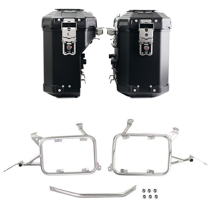 BMW R 1200 GS LC Rad [2013-2019] - Atlas Aluminium-Taschenpaar 39L + 32L + Taschenrahmen Aluminium R1200GS LC - R1250GS & ADV