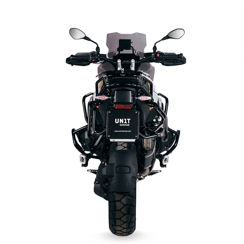 BMW R nineT 1200 Racer [2017-2020] - Atlas Aluminium-Seitenkoffer-Set 48L+41L + Rahmen für Taschen aus Aluminium Atlas