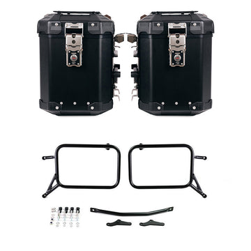 BMW R 850 R / R 1100 R [1993-2002] - Atlas Alu-Seitenkoffer-Set 48L + 48L mit Taschenrahmen