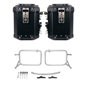 BMW R 850 R / R 1100 R [1993-2002] - Atlas Alu-Seitenkoffer-Set 48L + 48L mit Taschenrahmen