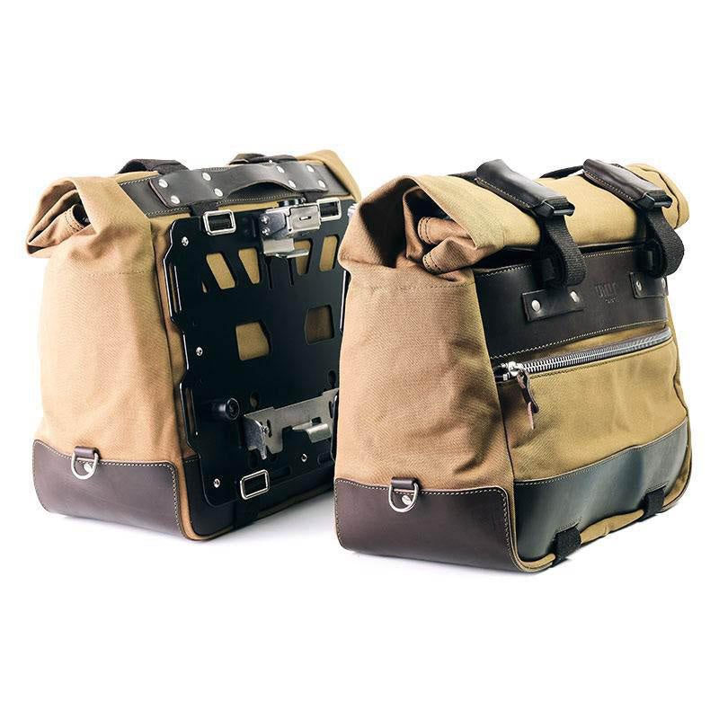 BMW F 850 GS Adventure [2019-2024] - Paar Cult-Seitentaschen aus Canvas 40L - 50L + Paar Aluminiumplatten