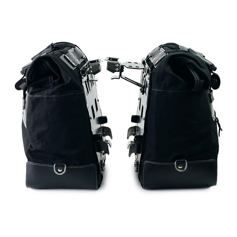 BMW R 12 G/S [2025-2026] - Paar Cult-Seitentaschen aus Canvas 40L - 50L + Paar Aluminiumplatten