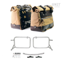 BMW R 1150 R [2000-2006] - Cult Canvas-Seitentaschen 40–50L mit Alu-Platten und Taschenrahmen