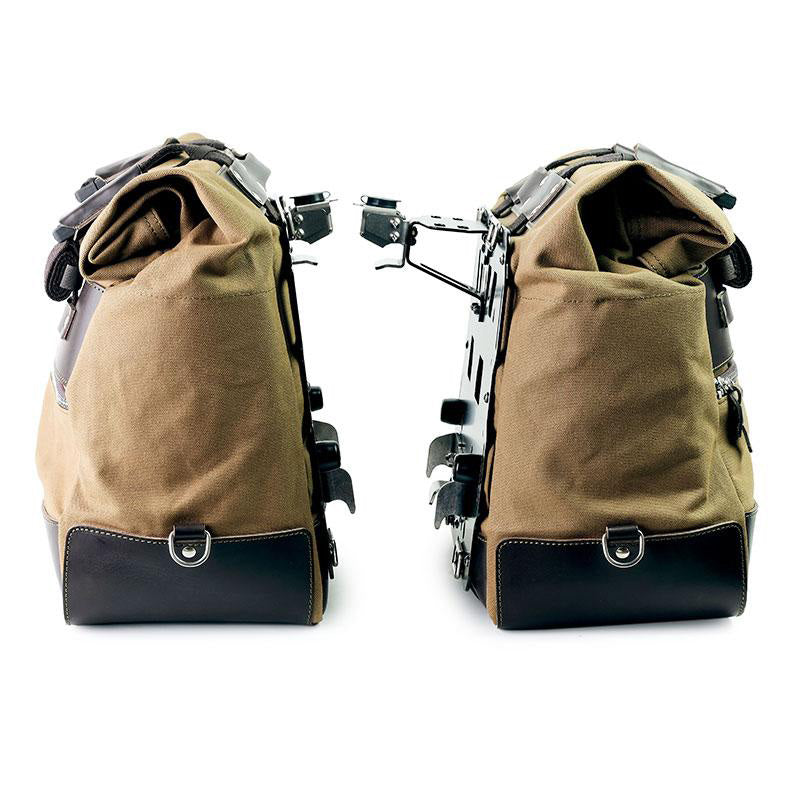 BMW F 450 GS [2026-] - Paar Cult-Seitentaschen aus Canvas 40L - 50L + Paar Aluminiumplatten