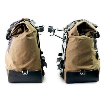 BMW F 450 GS [2026-] - Paar Cult-Seitentaschen aus Canvas 40L - 50L + Paar Aluminiumplatten