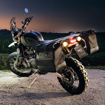 BMW F 850 GS Adventure [2019-2024] - Paar Cult-Seitentaschen aus Spaltleder 40L - 50L + Aluminiumplatte