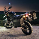 BMW R 1200 GS LC Rad [2013-2019] - Paar Cult-Seitentaschen aus Spaltleder 40L - 50L + Aluminiumplatte