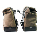 BMW R 1200 GS LC Rad [2013-2019] - Paar Cult-Seitentaschen aus Spaltleder 40L - 50L + Aluminiumplatte