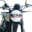 BMW R 12 [2024-2026] - Scheinwerferabdeckung aus Leder mit Logo