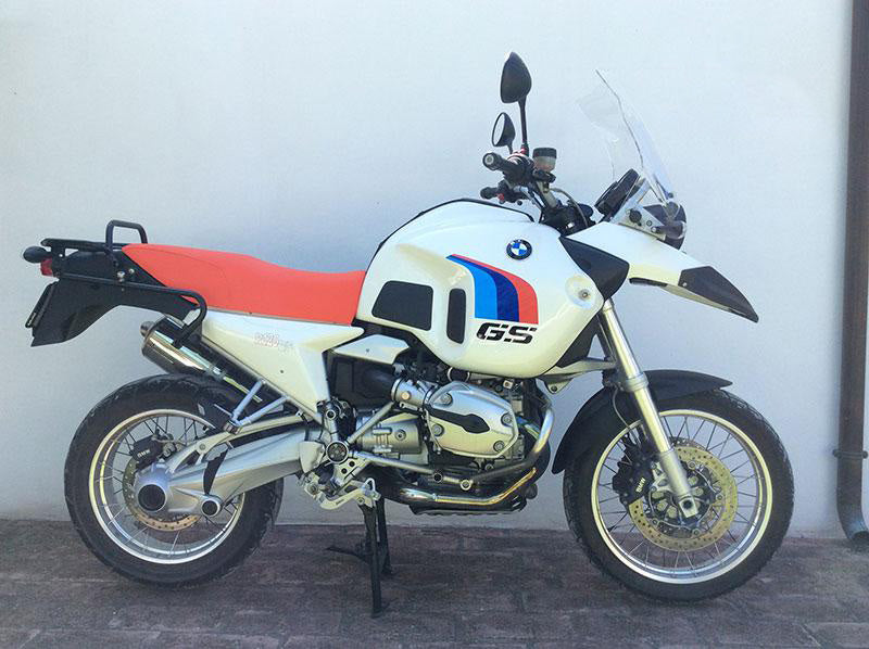 BMW R 120 G/S R [2004-2012] - Tankabdeckungen R120GS R Alpinweiß oder unlackiert