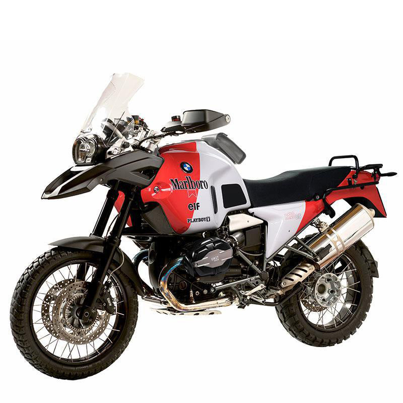 BMW R 120 G/S R [2004-2012] - Tankabdeckungen R120GS R Alpinweiß/Rot