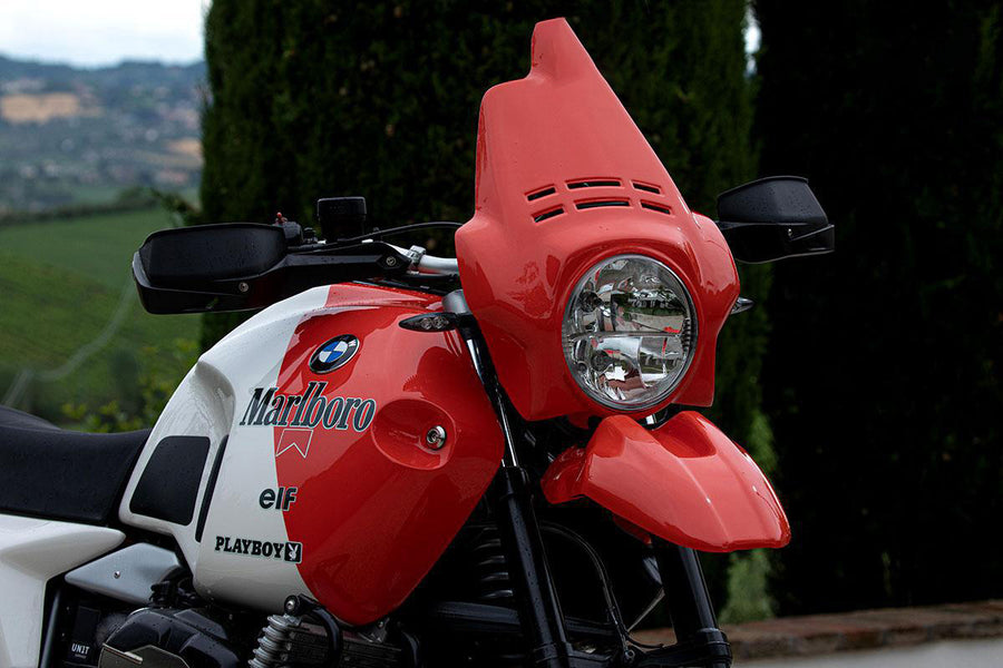 BMW R 120 G/S [2004-2012] - Tankabdeckungen Alpinweiß/Rot