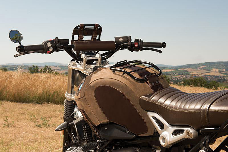 BMW R nineT 1200 Roadster [2014-2023] - Tankabdeckung aus Leder mit Gepäckträger
