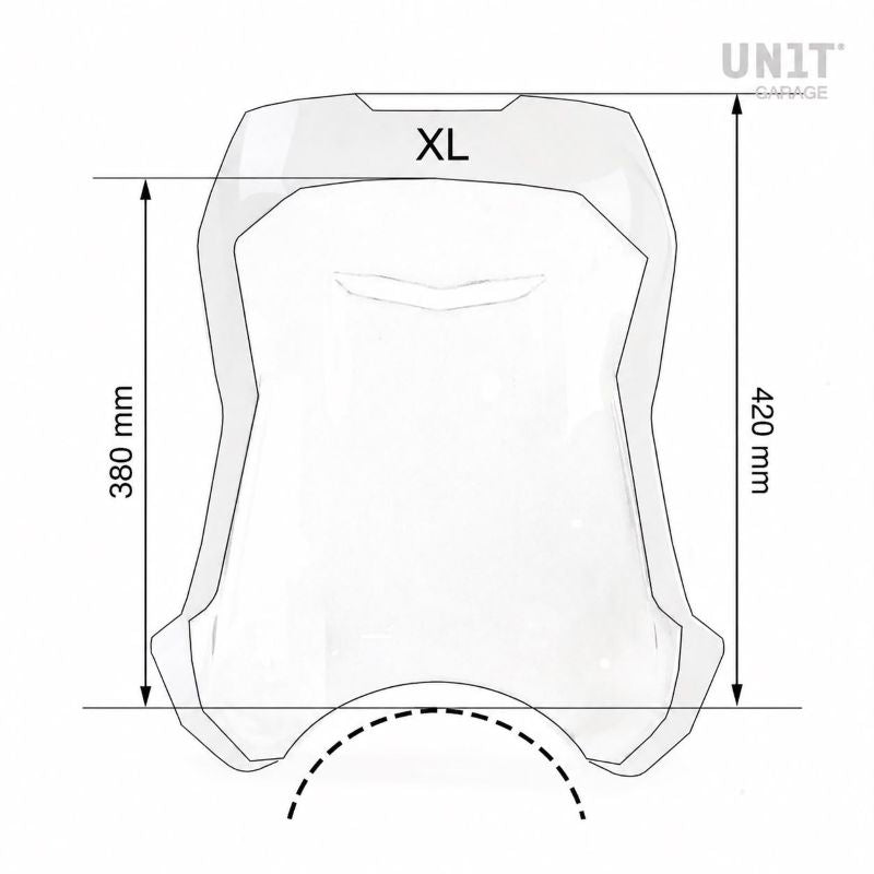 BMW R nineT 1200 Scrambler [2016-2023] - Universelle XL-Verkleidung für runden Scheinwerfer