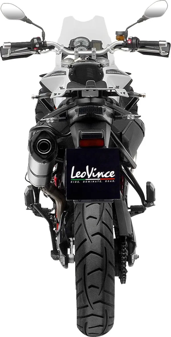 BMW F 800 GS Adventure [LEOVINCE] – LV One Evo slip-on lyddemper laget av rustfritt stål