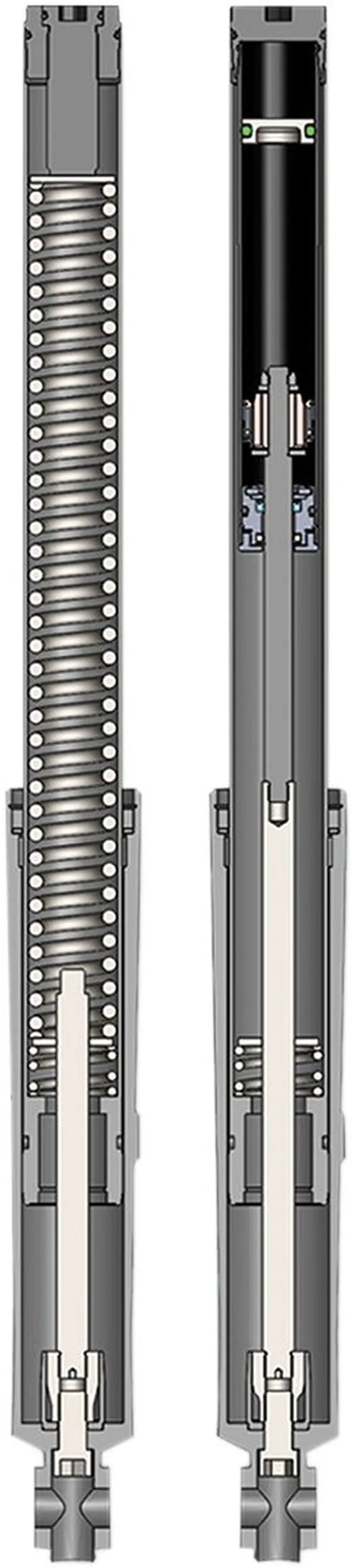 Harley Davidson Flhr [PROGRESSIV SUSPENSJON] – Monotube Cartridge Gaffelsett