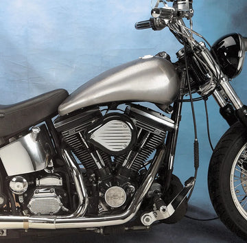 harley davidson flstc [DRAG SPECIALTIES] – 2" utvidet, todelt flatside tanksett - 0