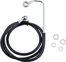 harley davidson flstc [DRAG SPECIALTIES] - Forlenget bremselinje i rustfritt stål-4