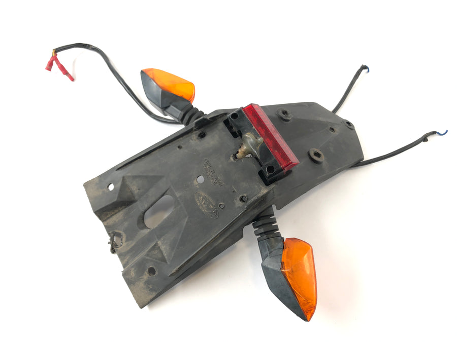 Beta RR 125 [2018] - Holder for lisensplate med baklys og indikatorer