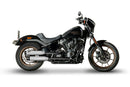 harley-davidson street bob [ZARD] – Overlappet slip-ons lyddemper for HD-SOFTAIL M8-2