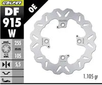 Triumph Bonneville 1200 T 120 ABS [2022, 2022-2023] - Hintere Halo Series Bremsscheibe – Bild 3