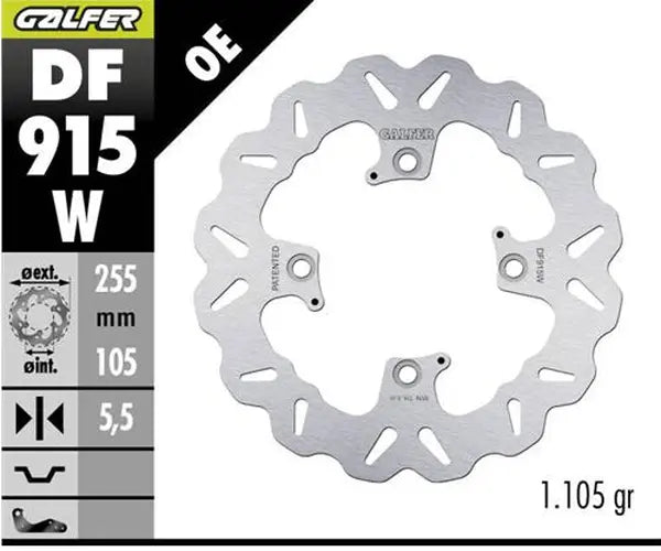 Triumph Street Scrambler 900 ABS [2025, 2025-2026] - BREMSSCHEIBE FIXED WAVE – Bild 2