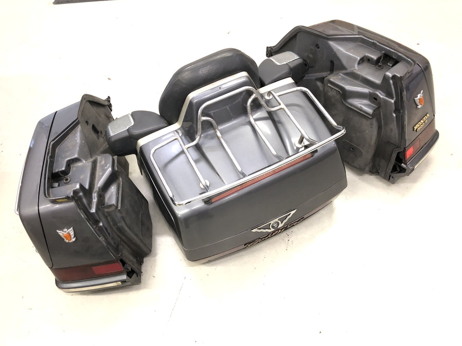 Honda GL 1500 Goldwing SC22 [1987] - Koffertsett med toppkoffert bagasjehylle koffertbokssett