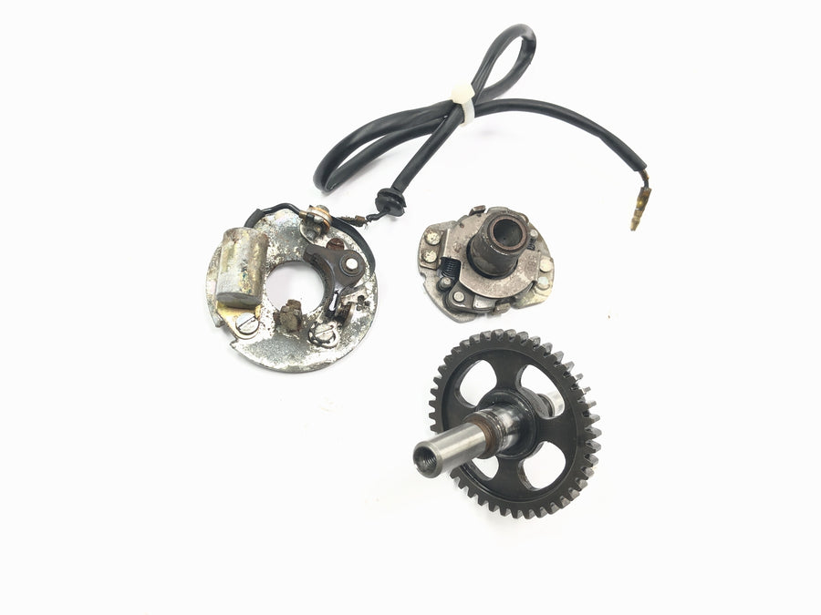 Yamaha XT 500 1U6 [1981] - Tenningskontakt avbryter sentrifugalregulator tenningsjustering