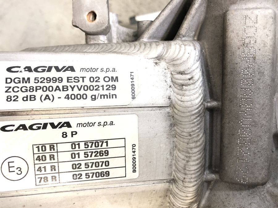 Cagiva Mito 125 Evo 8p [2000] - ramme 22kw - Stående ødelagt