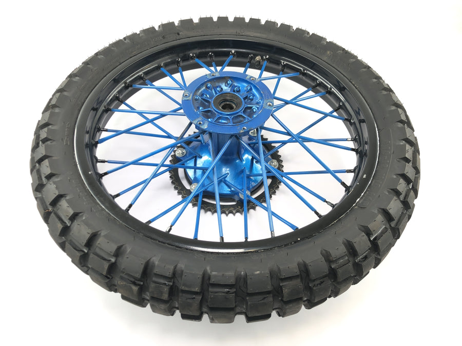 Yamaha DT 125 R DE03 [2000] - hjulsett felger foran 1,60 x 21" bak 1,85 x 18"