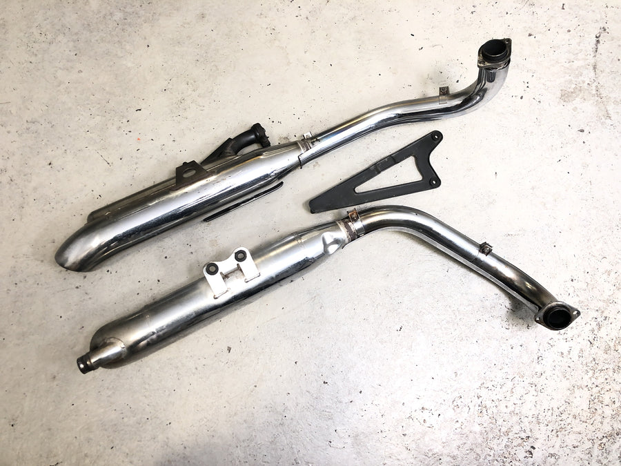 Kawasaki VN 800 VN800A [1996] - Eksosrør for eksoslyddemper manifold komplett med holder