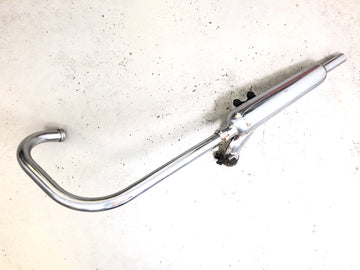 Kawasaki W 650 EJ650A [1999] - Eksosanlegg venstre, eksosmanifold, lyddemper