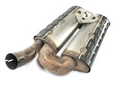 BMW R 1100 S R2S [2000] - Eksos bakre lyddemper endepotte dobbel lyddemper original-7