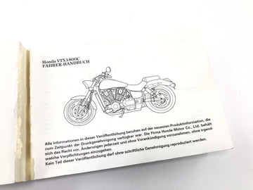 Honda VTX 1800 SC46 [2004] - Førerhåndbok Bruksanvisning Bruksanvisning kun på tysk - 0
