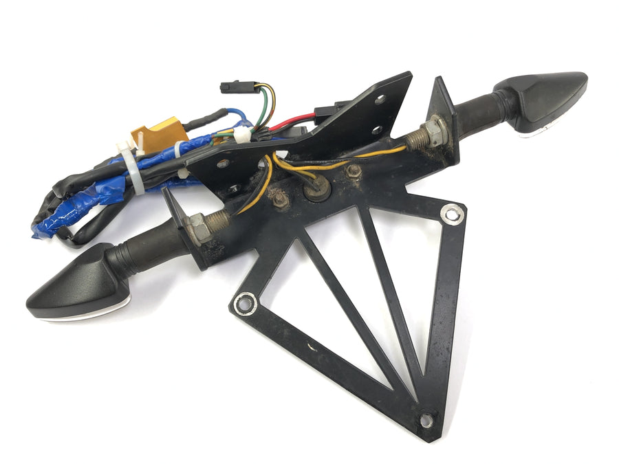 Kawasaki Z 1000 ZRT00A [2006] - Lisensplate Holder med LED -indikatorer og motstander