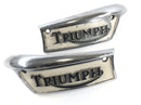 Triumph Bonneville T140V [1976] - Tank Emblem Tank Emblems til høyre og venstre sett-1